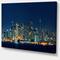 Designart - San Francisco Skyline at Night - Cityscape Canvas Print
